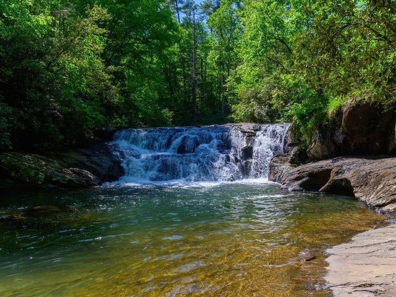 Dick's Creek Falls outside of Clayton, GA